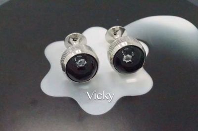 AAA Grade Montblanc Replica cufflinks Stainless Steel &  diamond